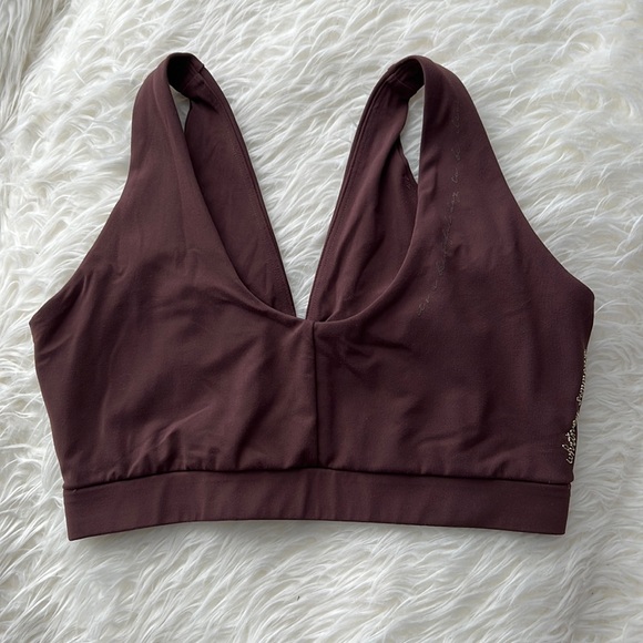 Gymshark Whitney Simmons Sport Bra Brown Size Small - Picture 4 of 10
